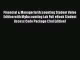 [Read book] Financial & Managerial Accounting Student Value Edition with MyAccounting Lab Full