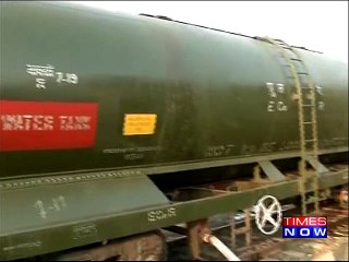 Water Train Reaches Drought Hit Latur District