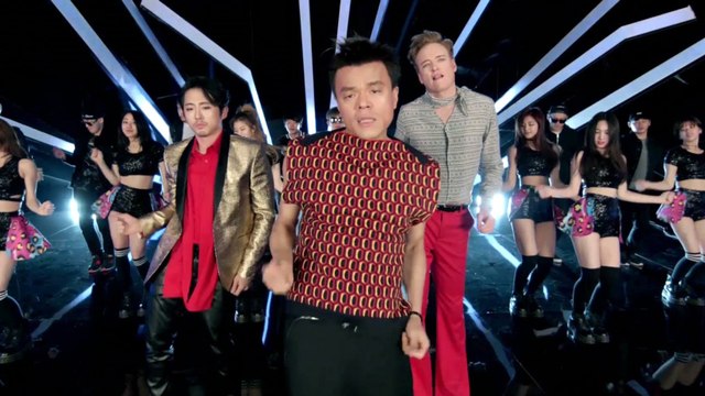 J Y Park feat Conan O'Brien & Steven Yeun & Jimin Park Fire Official Music Video 2016