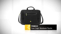 Case Logic PNM214 - Notebook-Messenger-Tasche, Nylon, schwarz/grün, 35,8 cm (10-14,1