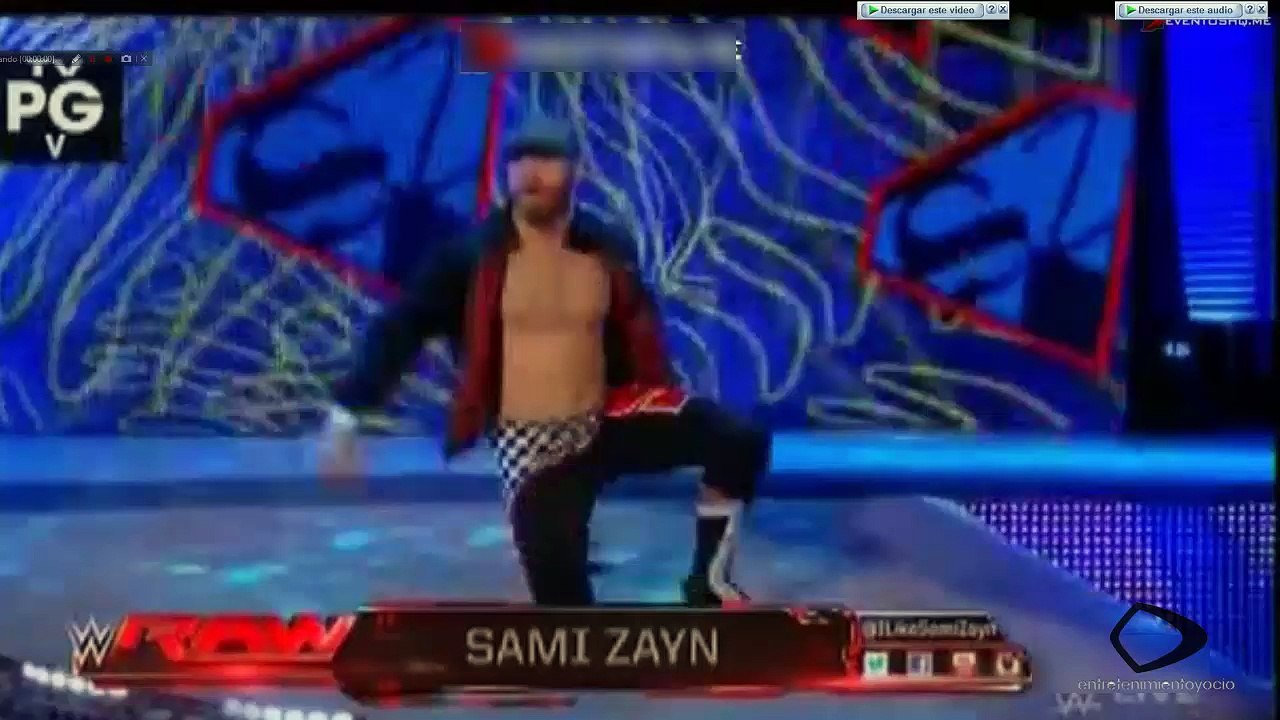 Sami Zayn vs Aj Styles raw 11-04-16