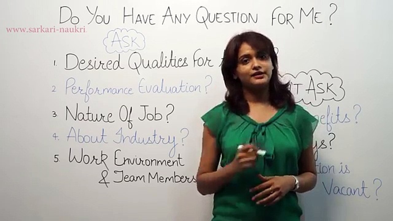 Interview Question- Do You Have Any Question for Me