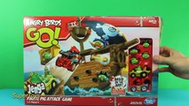 Angry Birds Go Pirate Pig Attack Jenga Game Disney Princesses Belle, Sleeping Beauty and Cinderella!