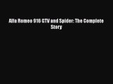 Read Alfa Romeo 916 GTV and Spider: The Complete Story Ebook Free
