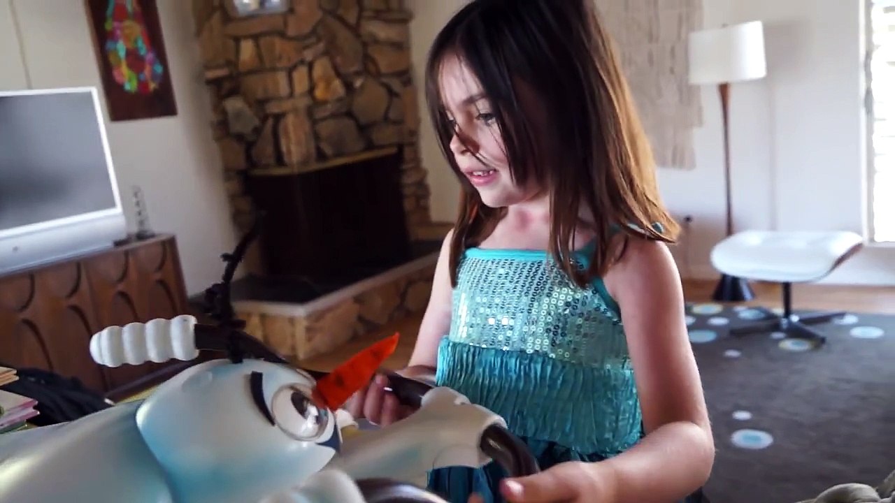 FROZEN Do You Want To Build a Snowman parody with Anna and Olaf!