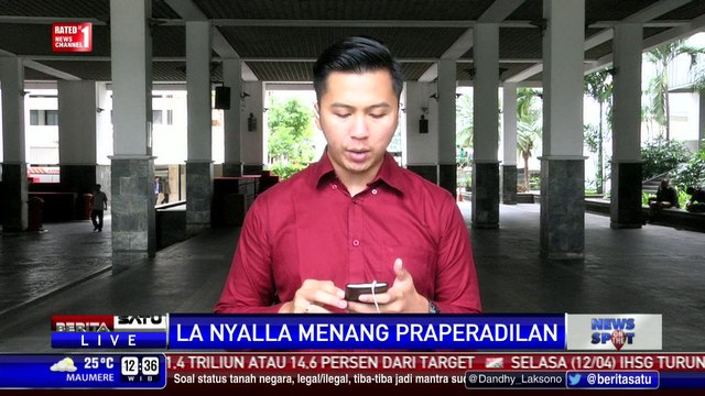 La Nyalla Menang Sidang Praperadilan