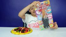 YUMMY!! Giant Gummy Coca Cola Bottle | Gummy Pizza | Candy & Sweets Review