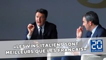 Pas de doute pour Renzi, les vins italiens sont «meilleurs que les vins français»