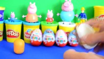 Peppa Pig Kinder Surprise Eggs Barbie Hot wheels Play-doh Fireman sam AMAZING