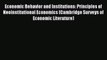 [Read book] Economic Behavior and Institutions: Principles of Neoinstitutional Economics (Cambridge