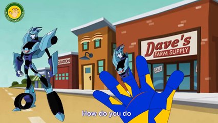 TRANSFORMERS Finger Family Nursery Rhyme for Kids Babies and Toddlers