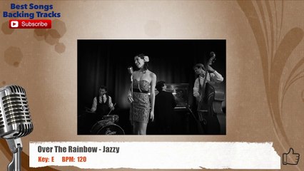 Over The Rainbow Jazzy Vocal Backing Track