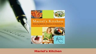 Download  Mariels Kitchen Ebook Free