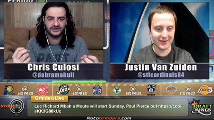 วันจินตนาการเอ็นบี:3/13/16 DraftKings เลือกอยู่ออกจาก RotoGrinders