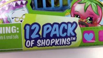 MLP Shopkins 12 Pack Mystery Surprise Blind Bag My Little Pony Toy Review Opening Apple Family