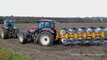Ploegen Ploughing Pflügen New Holland G210 & TM 155 - Loonbedrijf Fijnaart bv