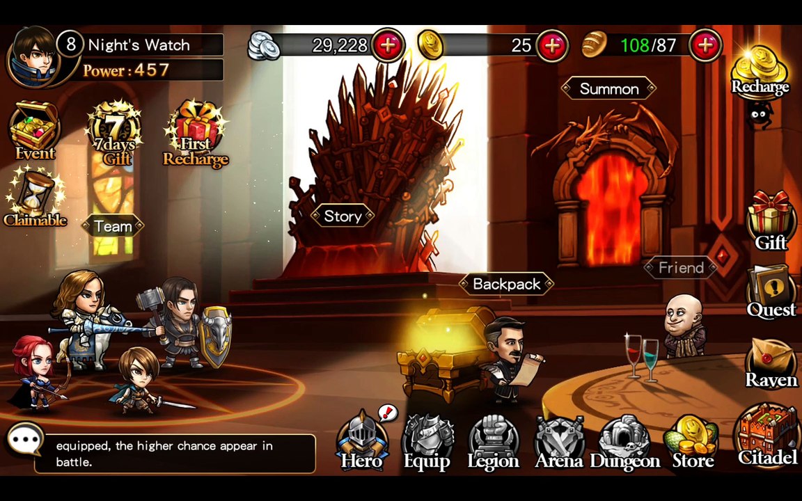 War of Throne - Android gameplay PlayRawNow