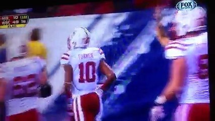 Killer football block. Like being hit by a truck