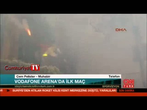 Beşiktaş taraftarı gaza boğulurken CNN Türk haberi böyle verdi