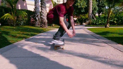 Shredding an Empty Waterpark Park in Dubai