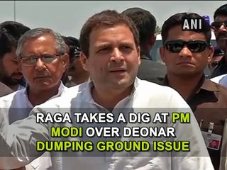 RaGa takes a dig at PM Modi over Deonar dumping ground issue