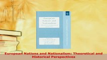Download  European Nations and Nationalism Theoretical and Historical Perspectives Free Books