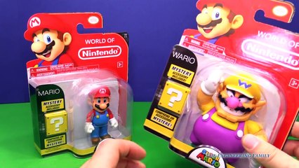 SUPER MARIO THe Super Mario and Wario Figures a Super mario Video Toy Review