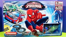 Marvel Ultimate Carrera Spider-man Race Track With Disney Pixar Cars Lightning McQueen