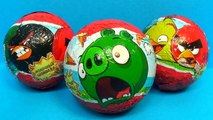 Surprise eggs ANGRY BIRDS! Unboxing 3 eggs surprise Angry Birds with toys! Surprise Collection