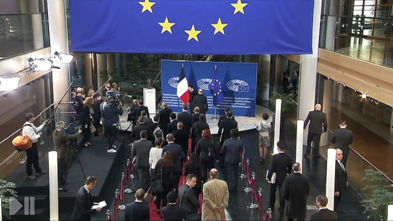 Valls au parlement européen de Strasbourg