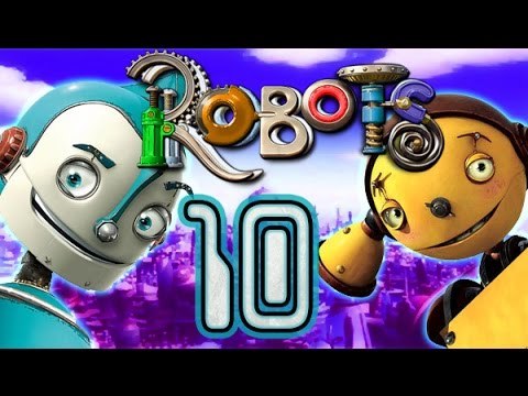 Robots Walkthrough Part 10 - [The Movie Game] - (PS2, XBOX, PC, Gamecube) Bigweld Chase