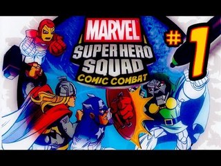 Marvel Super Hero Squad: Comic Combat Walkthrough Part 1 (PS3, X360, Wii) Level 1