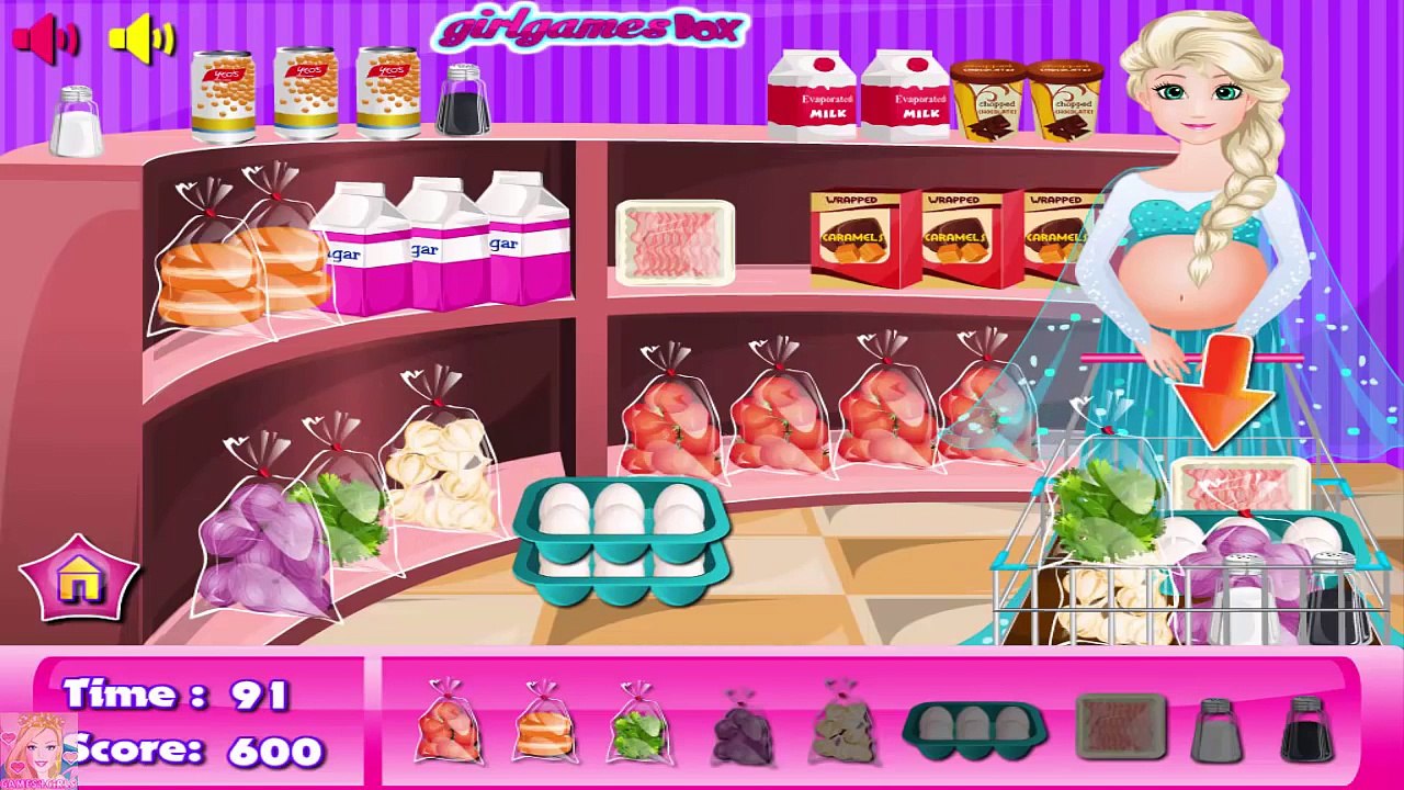 Pregnant Elsa Burger Cooking - Frozen Elsa Cooking Games for Kids