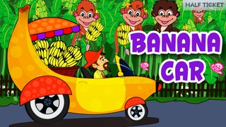 Banana Car | Funny Cartoons | Videos for Kids