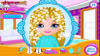 Baby Barbie Frozen Hair Salon - Baby Barbie Games for Kids