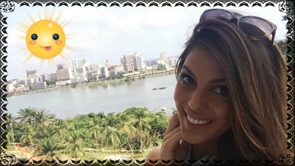 Iris Mittenaere torride en petit bikini sur la plage