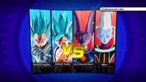 Dragon Ball Xenoverse-Super Saiyan God Super Saiyan Goku and Vegeta Vs. Beerus and Whis
