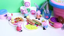 Peppa Pig Picnic Basket Playset Play Doh Dessert DIY Peppa's Picnic Set Play-Doh Creations Part 1