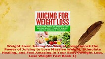 PDF  Weight Loss Juicing for Weight Loss Unlock the Power of Juicing to Lose Massive Weight Read Online