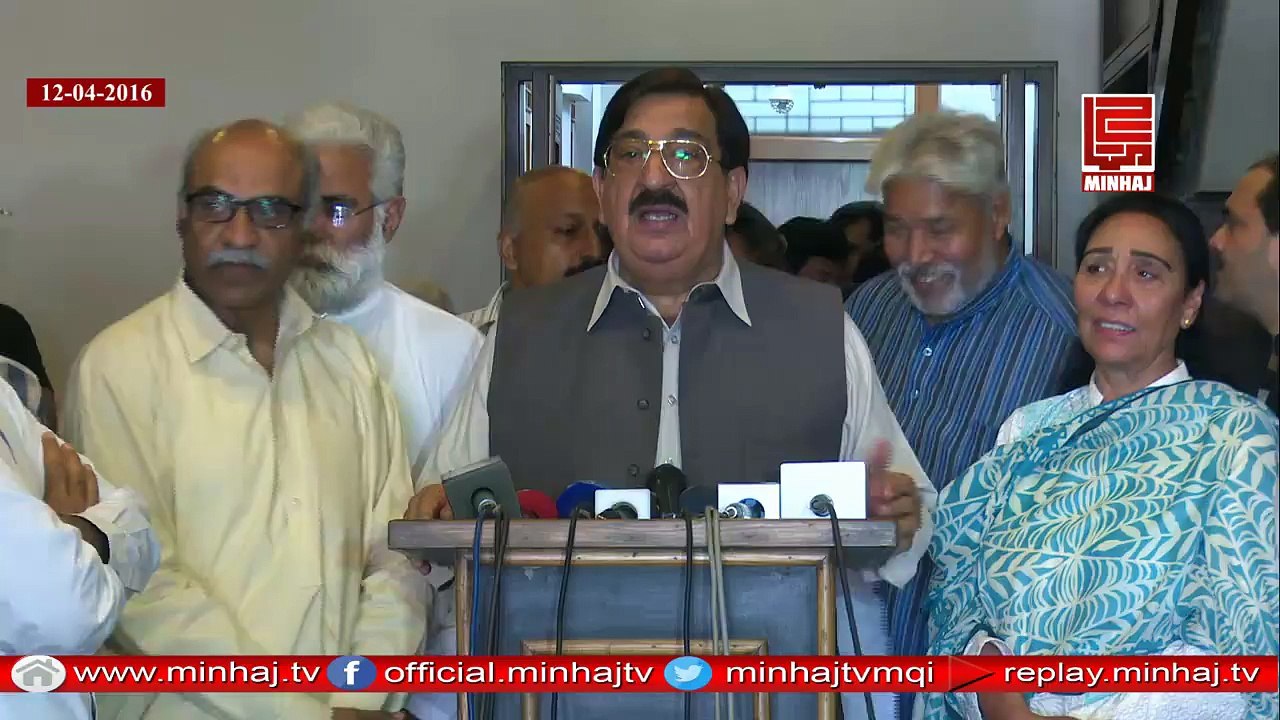 Safdar Abbasi | Naheed Khan | Khurram Nawaz Ganda Pur | Joint Press Conference - 12 April 2016