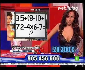 Presentadora de LaSexta (Isabel Soto) contentilla