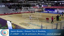 Deuxième passage, tir de précision féminin, France Tirs 2016, Sport Boules, Dardilly 2016