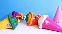 Christmas Peppa Pig Ice Cream Parlor Building Toys Play Doh Rainbow Ice Cream DIY Heladería Part 1