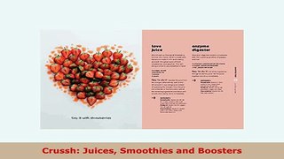 PDF  Crussh Juices Smoothies and Boosters Download Full Ebook