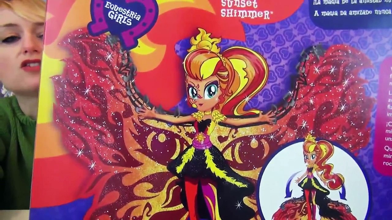 My Little Pony Equestria Girls Rainbow Rocks Sunset Shimmer Time to Shine Doll Review