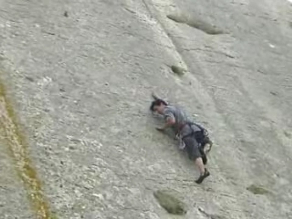 escalade - Alpilles, 17 avril, Patrice et Seb