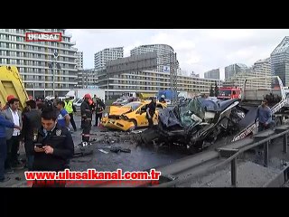 TEM Otoyolu'nda zincirleme kaza