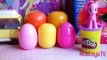 my little pony peppa pig spongebob surprise eggs sofia barbie toys hello kitty egg