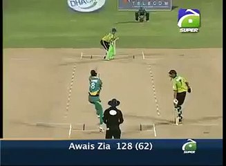 Awais Zia Super Inings In T20 Match 128 runs 62 Balls