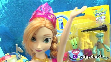 Mr Krabs Squidward Launched in Patty Wagon SpongeBob PLAY-DOH Imaginext Fisher Price HobbyKidsTV